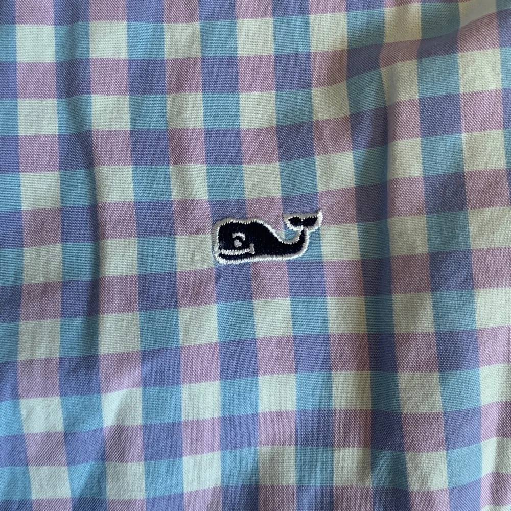 Vineyard Vines Boys Kids Checkered Button Down‎ Shirt